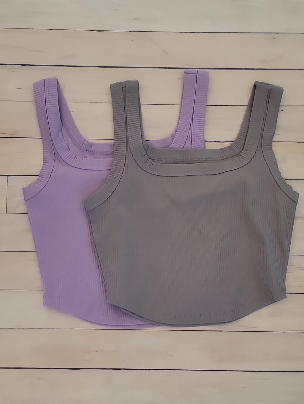 Madewell Set Of Two Cropped Tank Tops